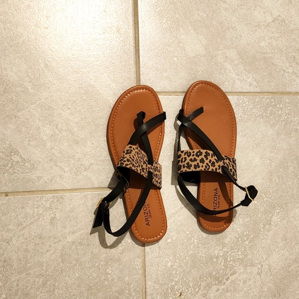 Cheeta Print Sandals